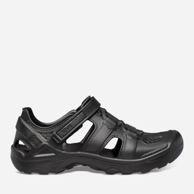 Teva Omnium Drift - Kids' Teva Slip Ons - Black | India (ZHXN80749)